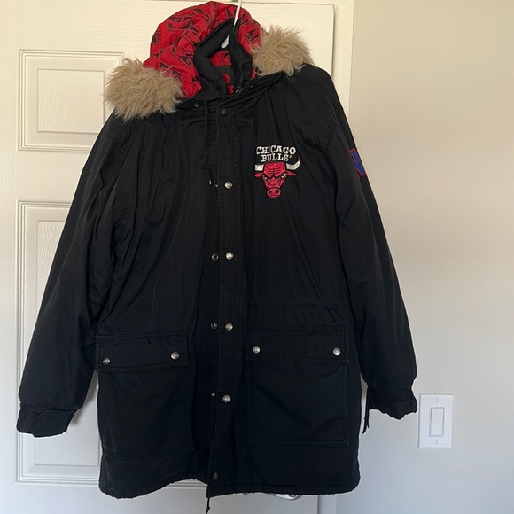 Vintage Chicago Bulls Pro Player by Daniel Young parka starter 90s - Picture 1 of 4